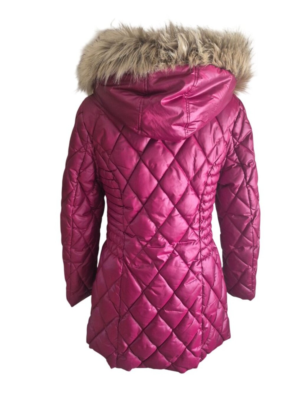 Laundry By Design Red Quilted Coat Size M - Picture 3 of 7